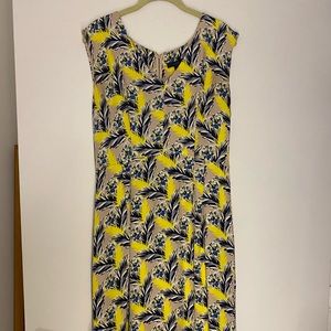 J. Crew Spring Meadow Floral Silk Dress Size 10